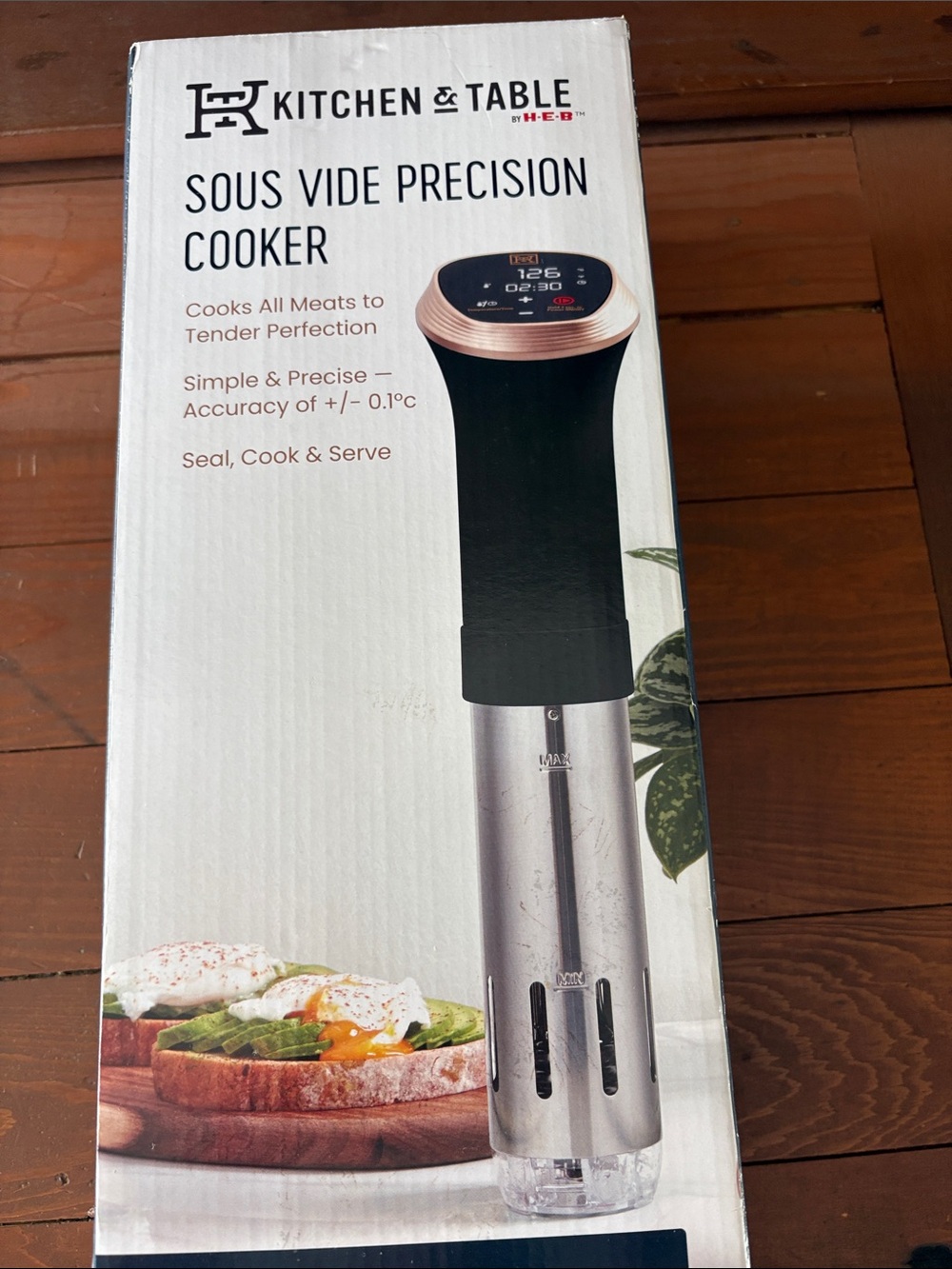 Sous Vide Precision Cooker - Black and Silver